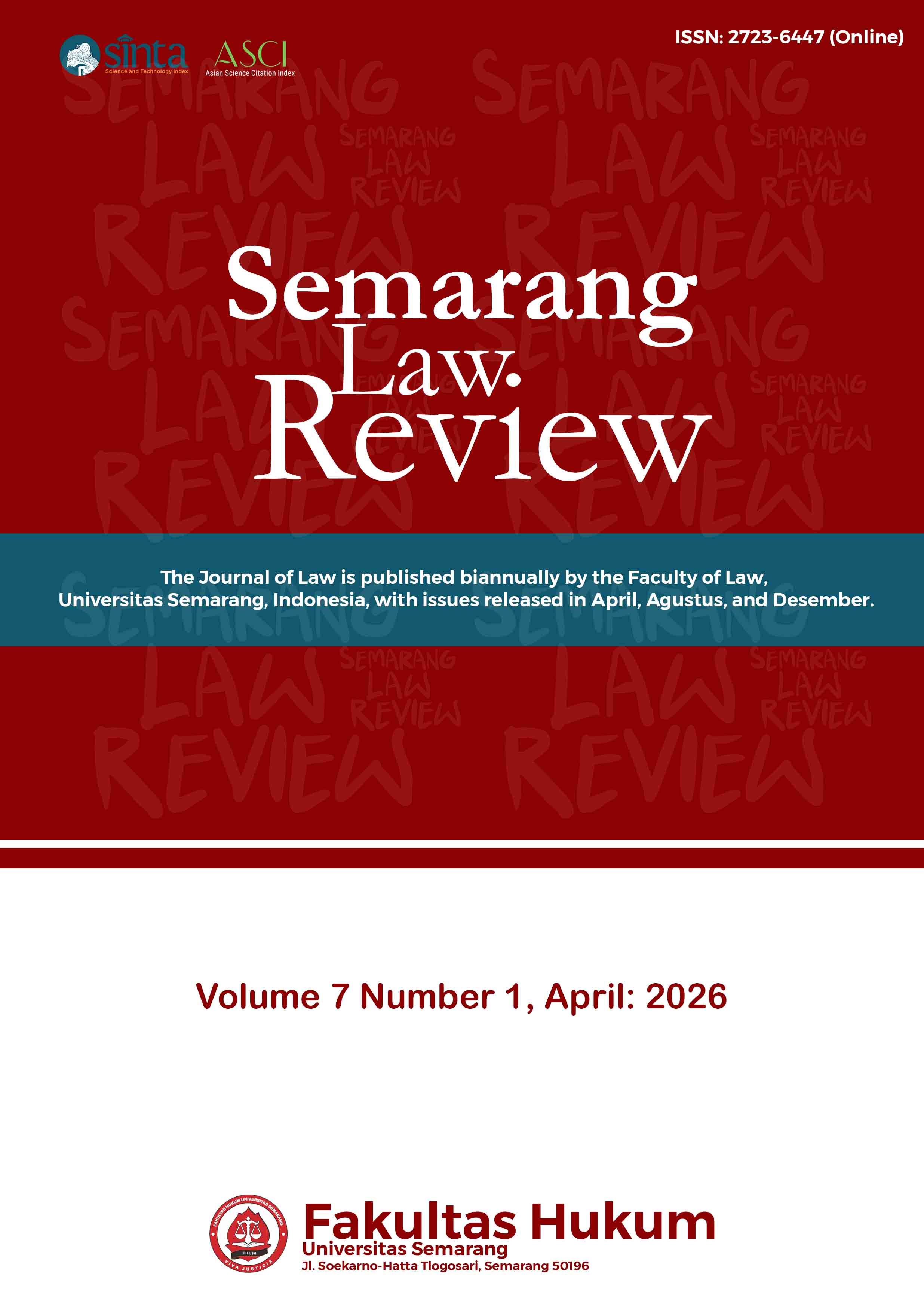 					View Vol. 7 No. 1 (2026): April
				